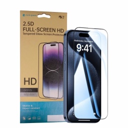Pack de 5 Vidrio Templado HD   Apple iPhone 13/13 Pro/14/16e  2.5D  Rock Space